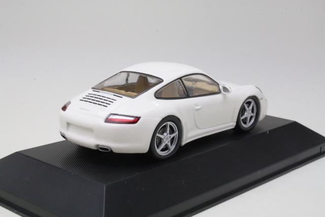 Porsche 911 Carrera (997) 2004, valkoinen - Sulje napsauttamalla kuva