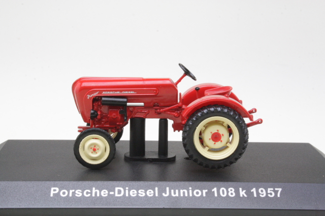 Porsche Diesel Junior 108K 1957, punainen - Sulje napsauttamalla kuva