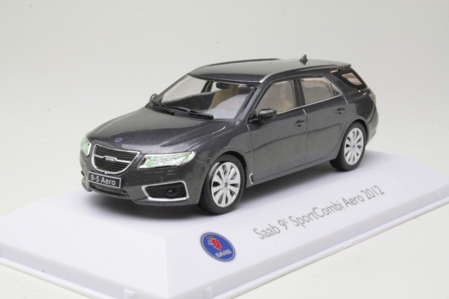 Saab 9-5 Sport Combi Aero 2012, harmaa