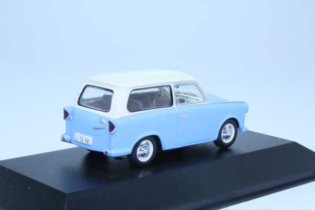 Trabant P50 Kombi 1959, sininen/valkoinen
