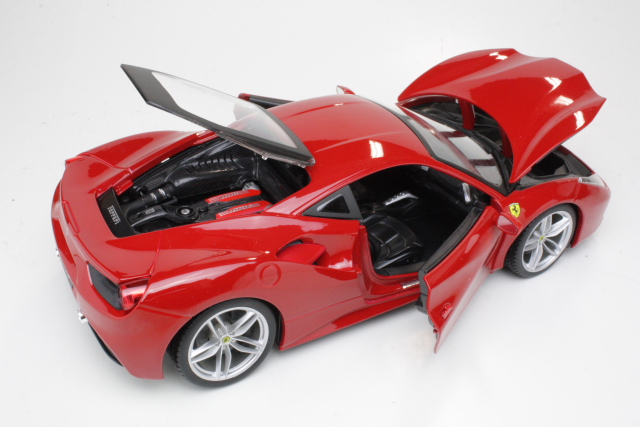 Ferrari 488 GTB, red