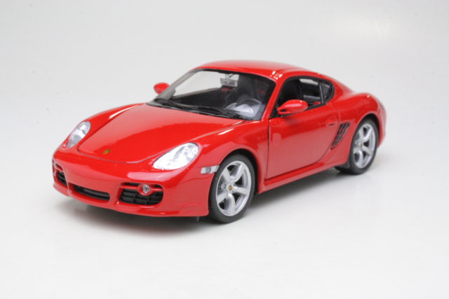 Porsche Cayman S, red