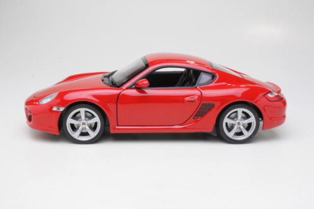 Porsche Cayman S, red