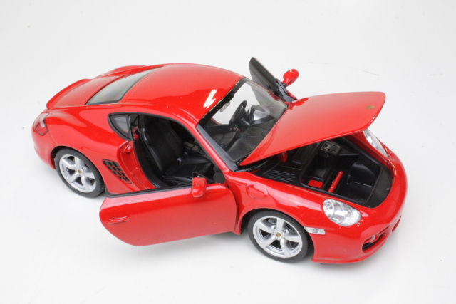 Porsche Cayman S, punainen - Sulje napsauttamalla kuva