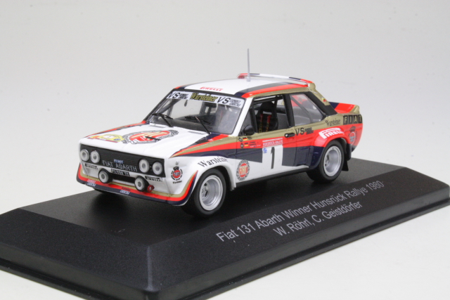 Fiat 131 Abarth, 1st. Hunsruck 1980, W.Rohrl, no.1