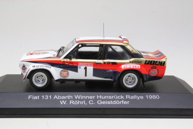 Fiat 131 Abarth, 1st. Hunsruck 1980, W.Rohrl, no.1