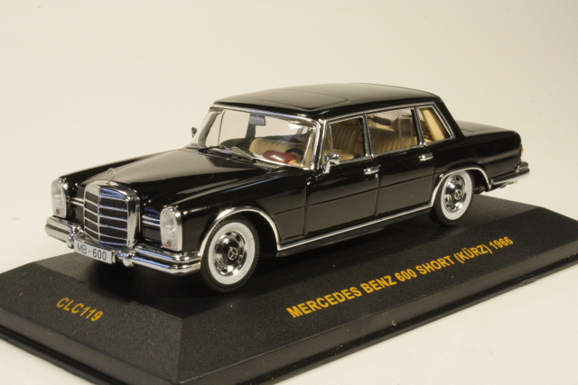 Mercedes 600 Short (KURZ) 1966, musta - Sulje napsauttamalla kuva