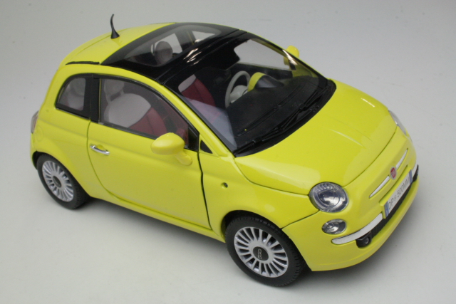 Fiat 500 2007, yellow