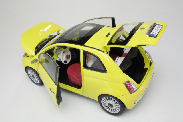 Fiat 500 2007, yellow
