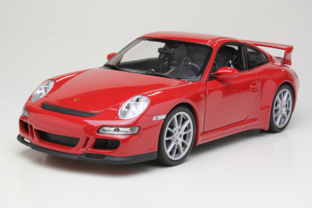 Porsche 911 (997) GT3 2007, punainen - Sulje napsauttamalla kuva