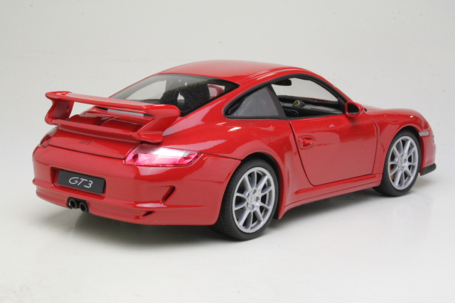 Porsche 911 (997) GT3 2007, punainen - Sulje napsauttamalla kuva