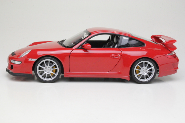 Porsche 911 (997) GT3 2007, punainen - Sulje napsauttamalla kuva