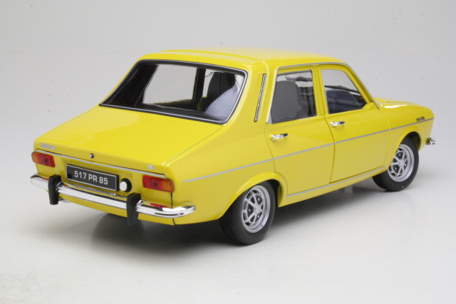 Renault 12 TS 1973, keltainen - Sulje napsauttamalla kuva