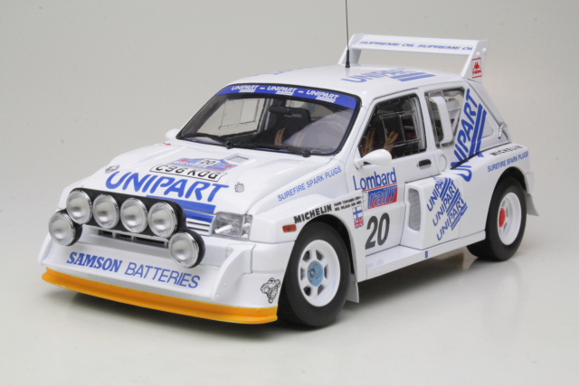 MG Metro 6R4, RAC 1986, H.Toivonen, no.20