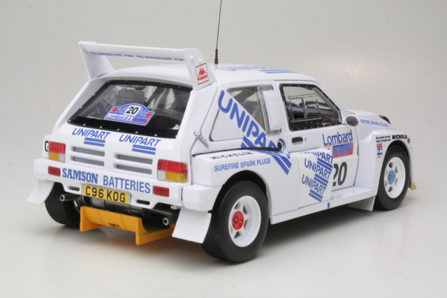 MG Metro 6R4, RAC 1986, H.Toivonen, no.20