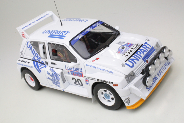 MG Metro 6R4, RAC 1986, H.Toivonen, no.20