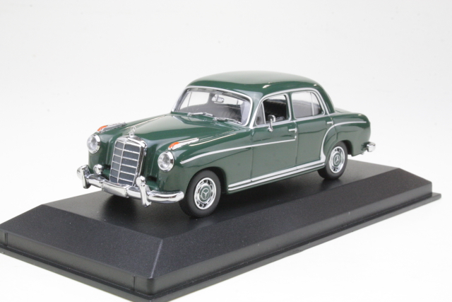 Mercedes 220S 1956, tummanvihreä
