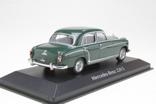 Mercedes 220S 1956, tummanvihreä