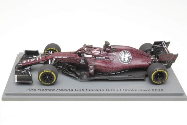 Alfa Romeo C38, Test Fiorano Shakedown 2019, K.Räikkönen - Click Image to Close