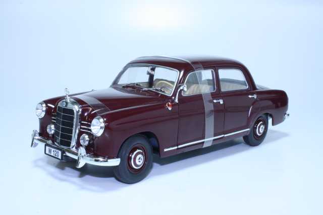 Mercedes 180 (w120) Ponton 1954, dark red