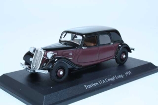 Citroen Traction 11A Coupe Long 1935, musta/punainen
