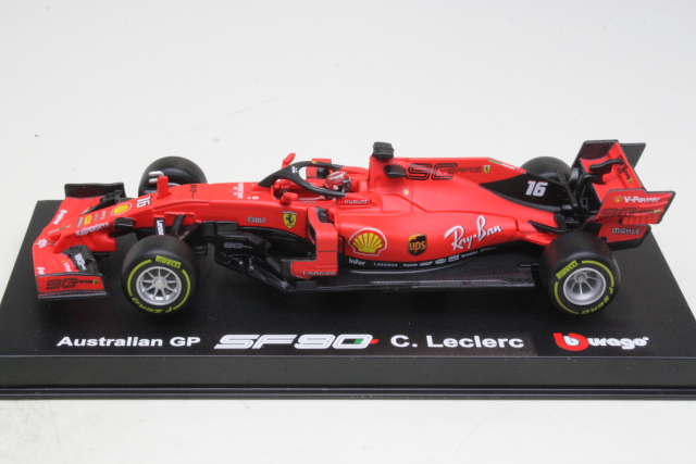 Ferrari SF90, F1 2019, C.Leclerc, no.16 - Sulje napsauttamalla kuva