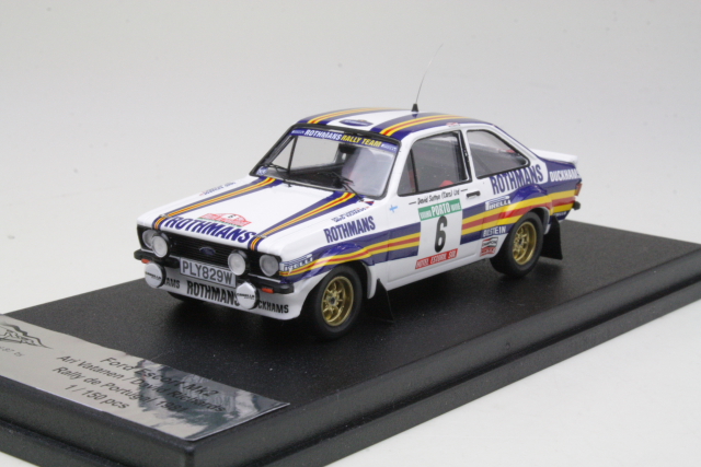 Ford Escort Mk2 RS1800, Portugal 1981, A.Vatanen, no.6