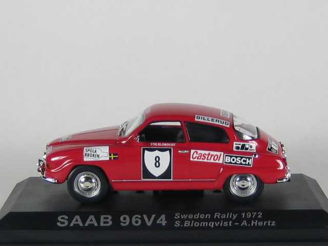 Saab 96 V4, Rally Sweden 1972, S.Blomqvist, no.8