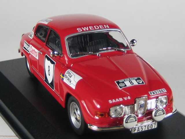 Saab 96 V4, Rally Sweden 1972, S.Blomqvist, no.8