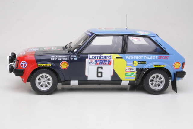 Talbot Sunbeam Lotus, RAC 1982, S.Blomqvist, no.6 - Sulje napsauttamalla kuva