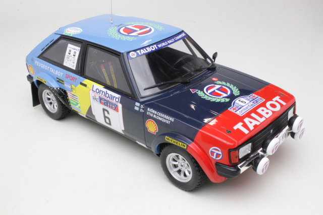 Talbot Sunbeam Lotus, RAC 1982, S.Blomqvist, no.6 - Sulje napsauttamalla kuva