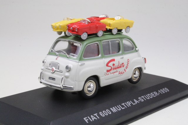 Fiat 600 Multipla 1959 "Studer Palermo" (with 4 microcars)