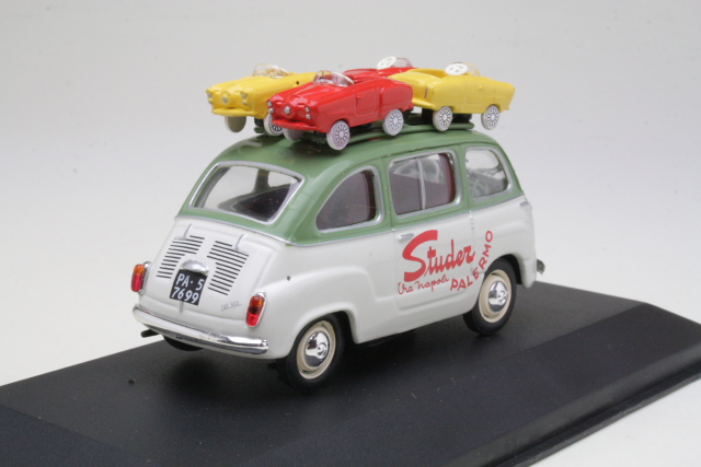 Fiat 600 Multipla 1959 "Studer Palermo" (with 4 microcars)