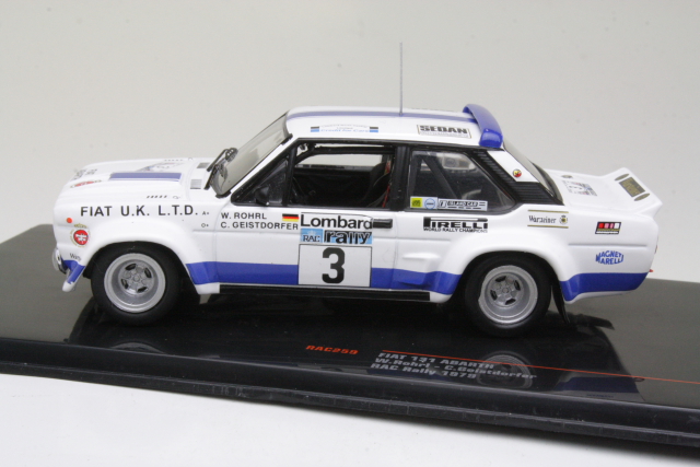 Fiat 131 Abarth, RAC 1979, W.Rohrl, no.3 - Sulje napsauttamalla kuva