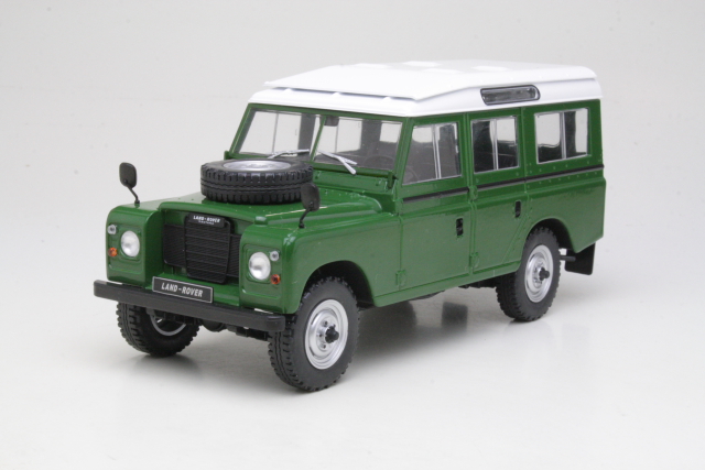 Land Rover Series III 109 1980, vihreä - Sulje napsauttamalla kuva