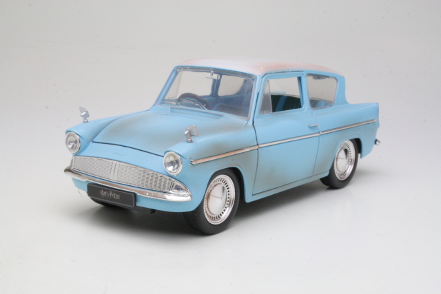 Ford Anglia 1959, vaaleansininen "Harry Potter Figure" - Sulje napsauttamalla kuva