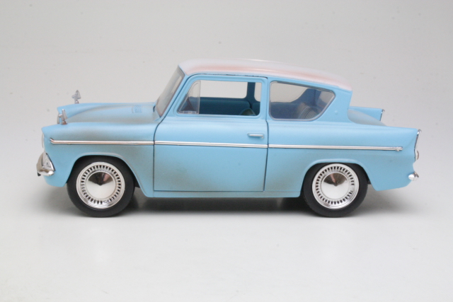 Ford Anglia 1959, vaaleansininen "Harry Potter Figure" - Sulje napsauttamalla kuva