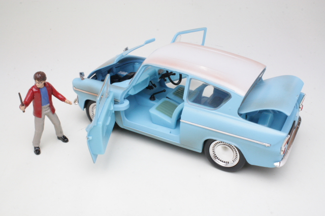 Ford Anglia 1959, light blue "Harry Potter Figure"