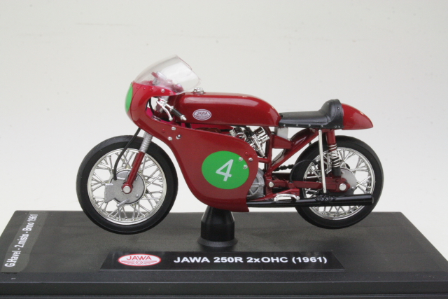 Jawa 350 2xOHC, GP Brunn 1961, G.Havel, no.4 - Sulje napsauttamalla kuva