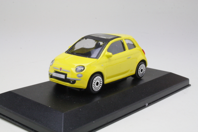 Fiat 500 2007, yellow