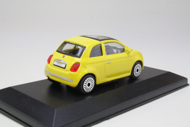 Fiat 500 2007, keltainen