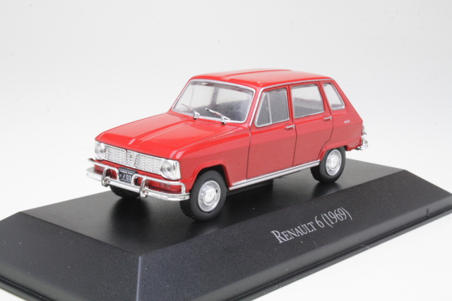 Renault R6 1969, red