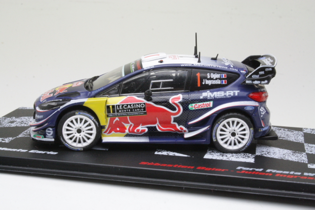 Ford Fiesta WRC, 1st. Monte Carlo 2018, S.Ogier, no.1 - Sulje napsauttamalla kuva