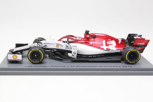 Alfa Romeo C38, Australian GB 2019, K.Räikkönen, no.7 - Sulje napsauttamalla kuva