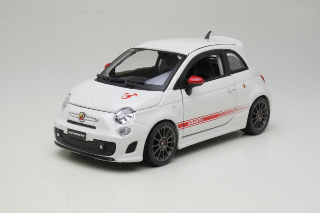 Fiat 500 Abarth SS 2008, valkoinen "EsseEsse" - Sulje napsauttamalla kuva