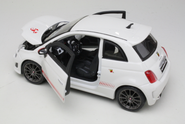 Fiat 500 Abarth SS 2008, white "EsseEsse"
