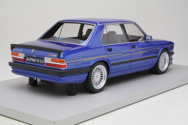 BMW Alpina B10 3.5 BiTurbo (e28) 1989, blue - Click Image to Close