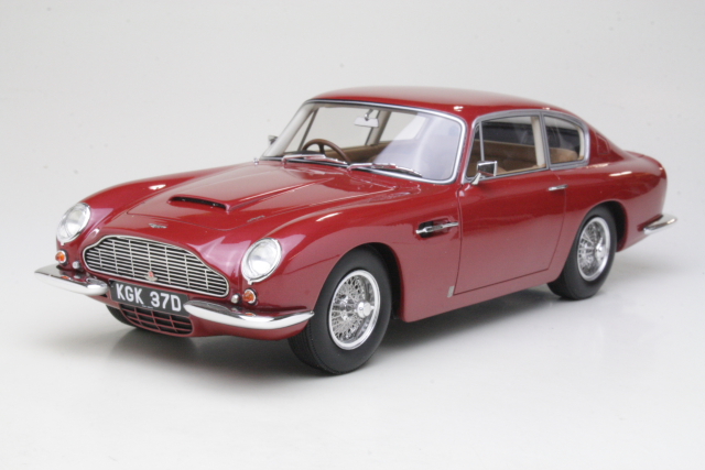 Aston Martin DB6 1964, tummanpunainen - Sulje napsauttamalla kuva