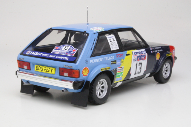 Talbot Sunbeam Lotus, RAC 1982, G.Frequelin, no.13 - Sulje napsauttamalla kuva