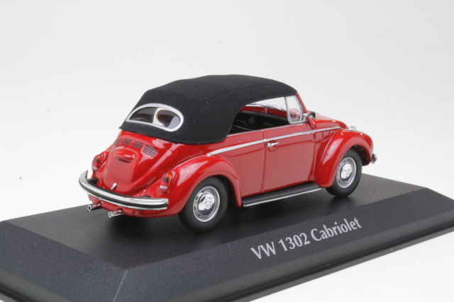 VW Beetle 1302 Cabriolet 1970, red